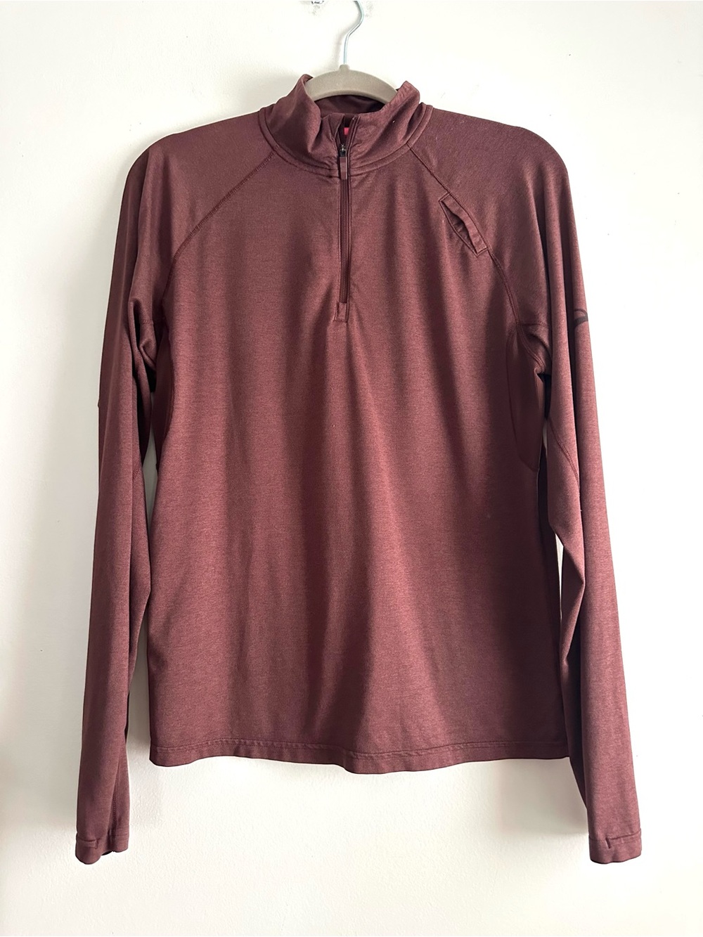 Brooks • M. Dash 1/2 Zip Pullover in‎ Heather Rum Raisin